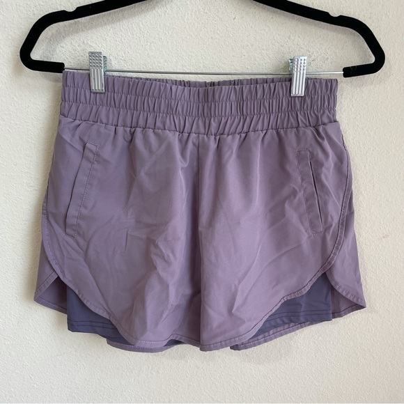 blooming jelly Shorts Blooming Jelly Purple Scrunched Waist Lined